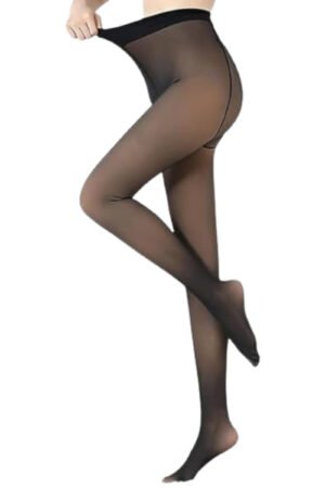 (Demo) Women's Dual-Tone Fleece Thick Pantyhose Stockings, Winter Wear Leggings, Free Size (Copy)